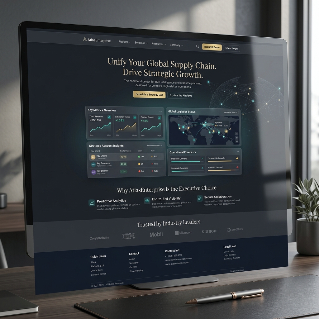 Corporate Landing Page