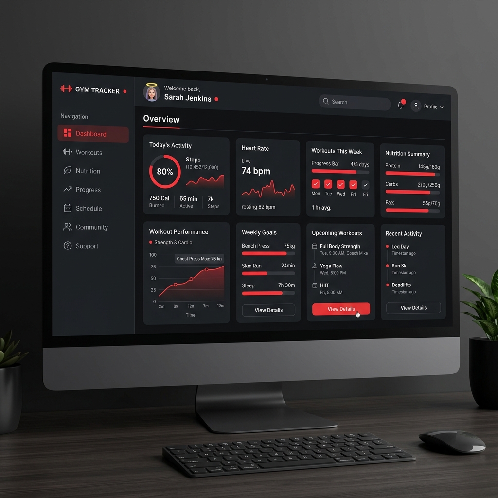 Gym Fitness Dashboard